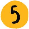 5 in gold circle