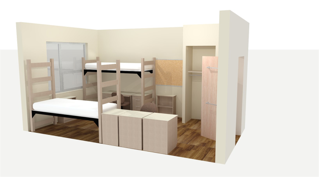 Double room rendering