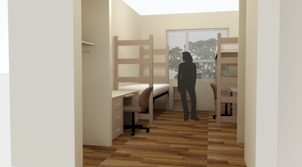 Double room rendering