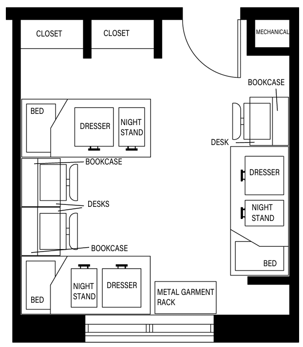 Galena Hall floor plan