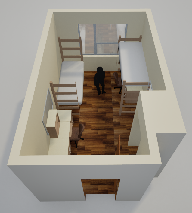 Brooks converted style room rendering.