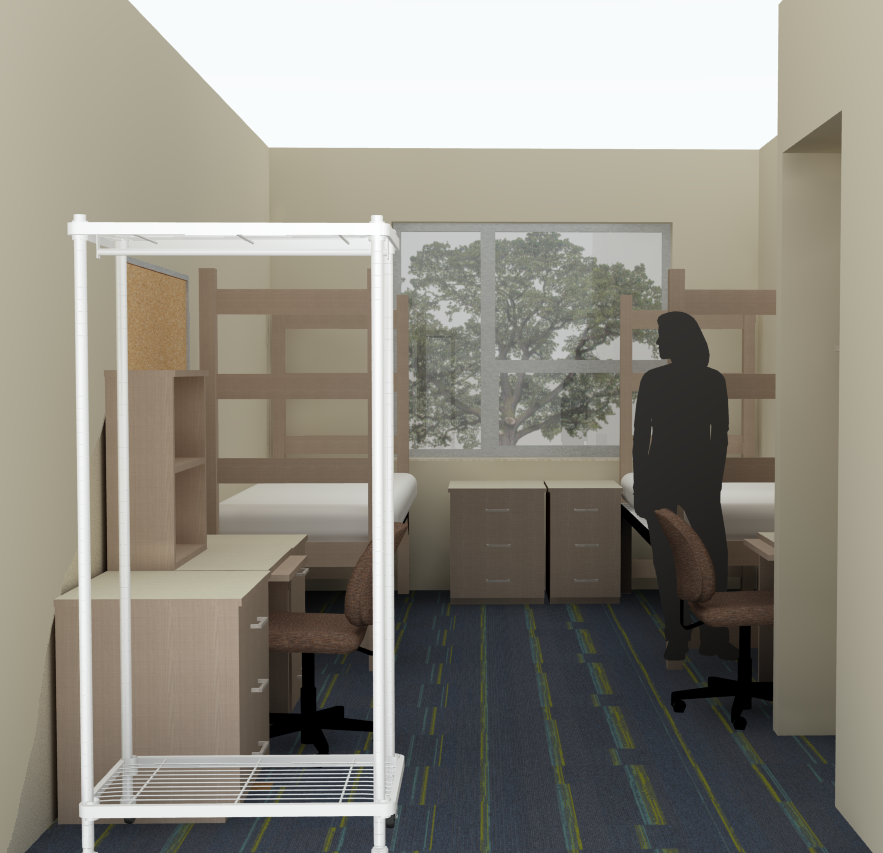 brooks single to double room
