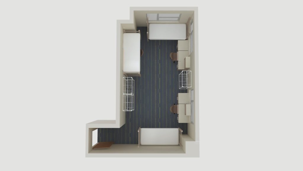 brooks lounge to triple room