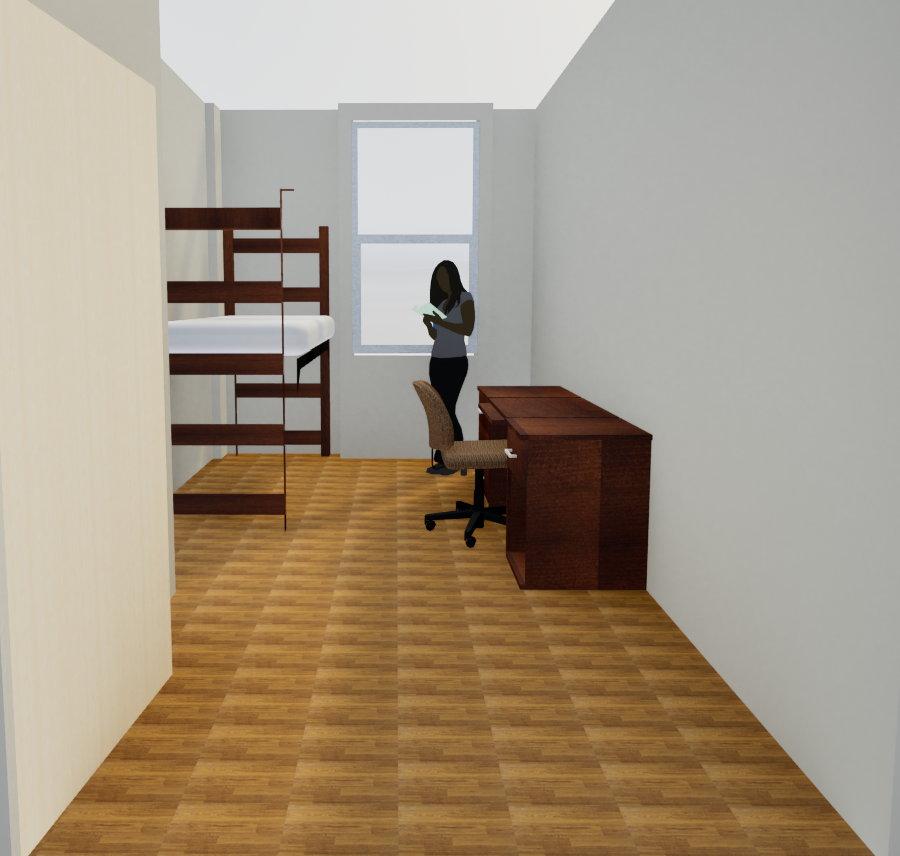 Gillett converted room rendering