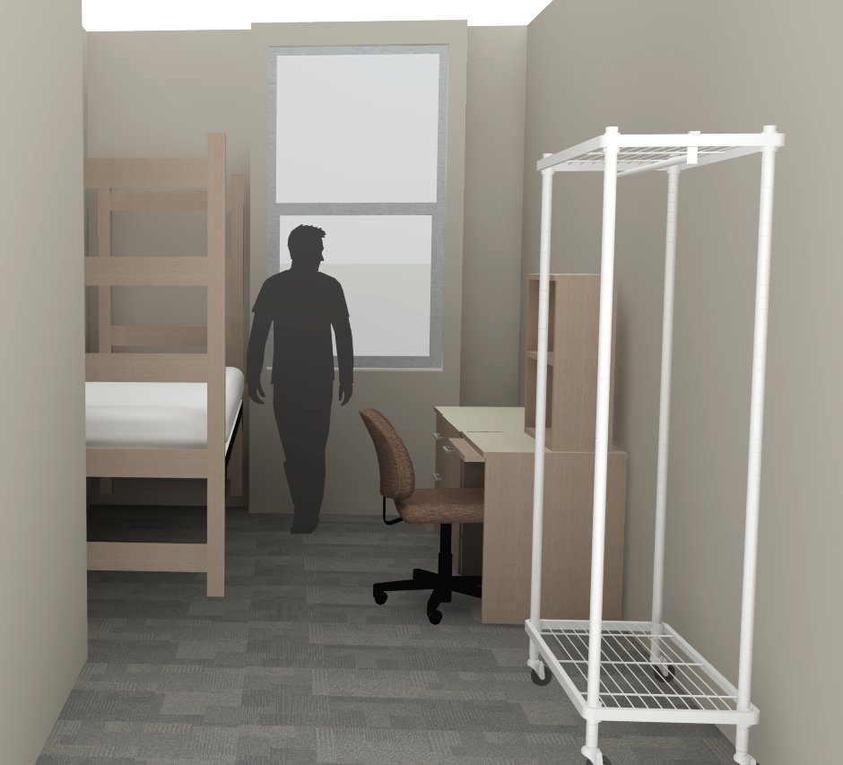 gillett study to single room