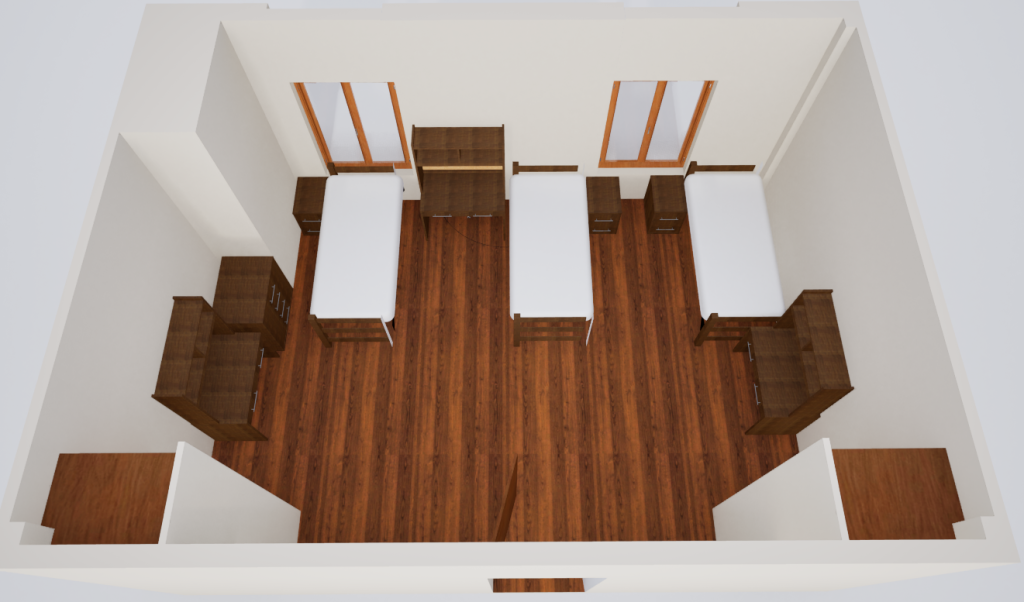 McDavid converted style room render.