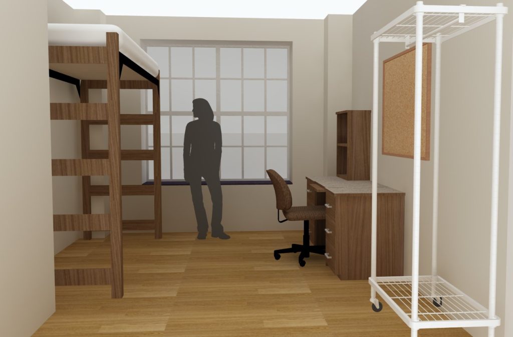 wolpers study to single room