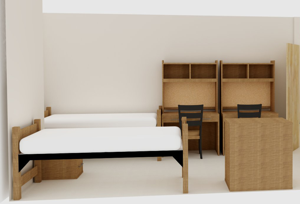 Render of a double suite.