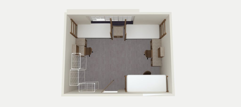 Render of triple room